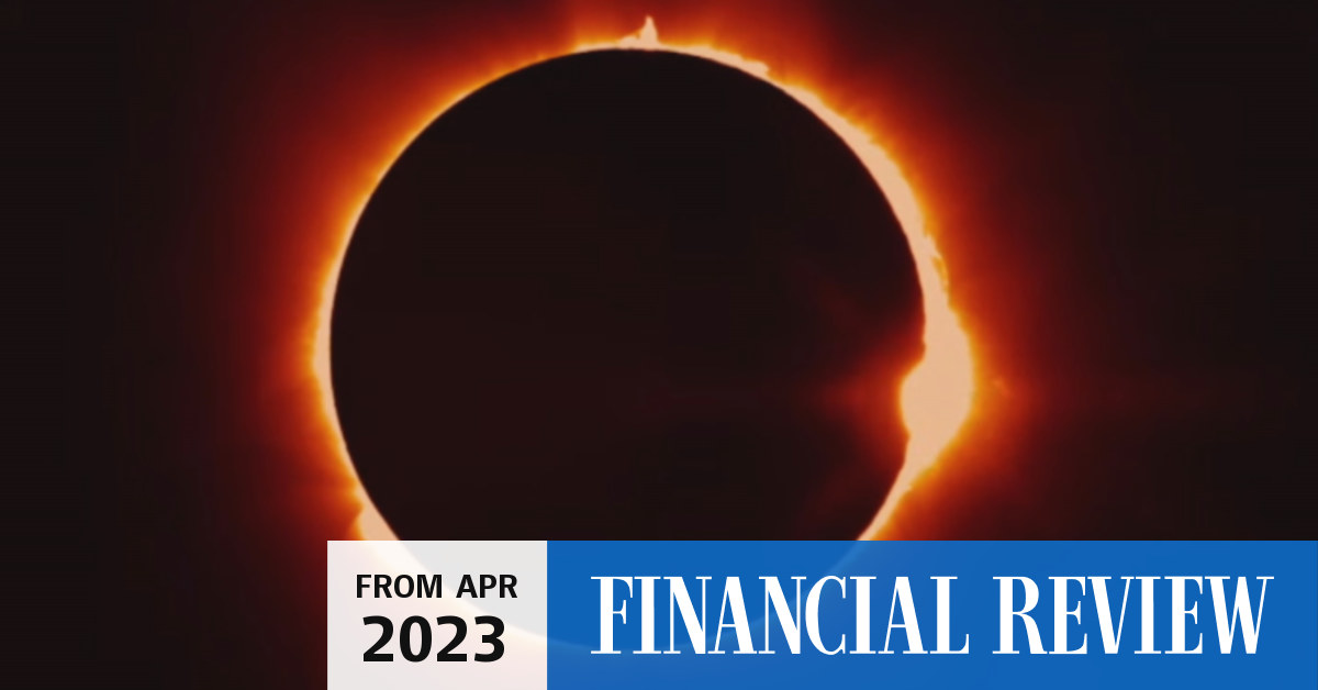 Solar eclipse 2023 Thousands witness rare solar event in Australia, in